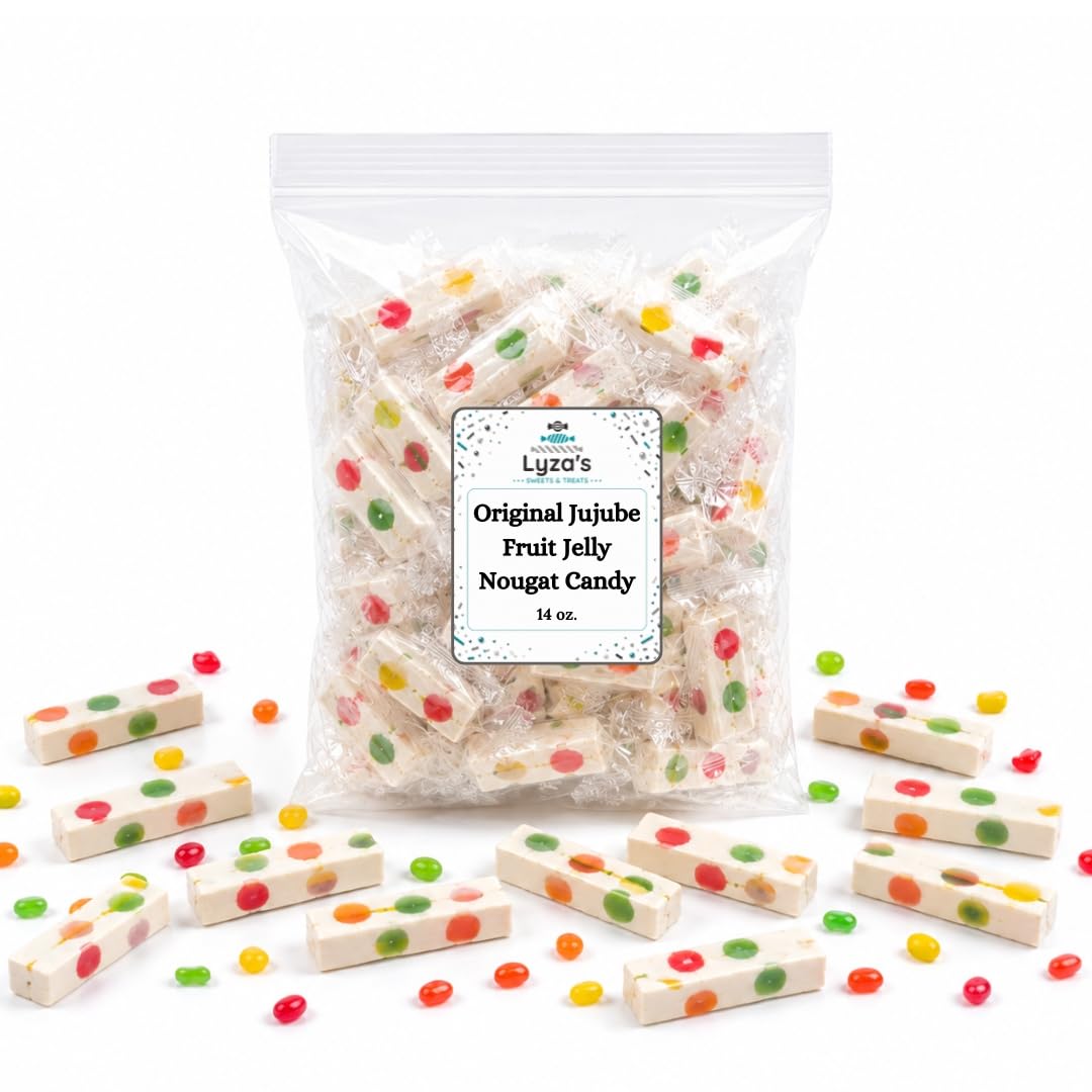 Amazon.com: 14 oz. Italian Jujube Nougat Candies - Original - Soft